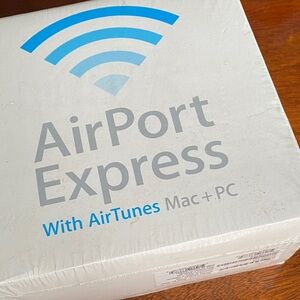 Apple AirPort Express with AirTunes - White and Blue